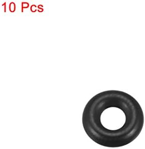 uxcell Nitrile Rubber O-Rings 8mm OD 3.2mm ID 2.4mm Width, Metric Sealing Gasket, Pack of 10 - Image 2