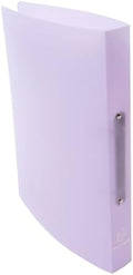 Exacompta - Ref 54975E - Pack of 5 semi-Rigid PP Chromaline Binders - 2 Round Rings Diameter 30 mm - Spine 40 mm - External Dimensions: 32 x 25 cm - File Format A4 - Colour: Purple by +Office+Supplies