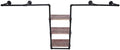 Wall-Mounted Clothing Rack, Industrial Pipe Clothing Rack with 3 Tiers Wood Shelf, Heavy Duty Rustic Garment Hanging Bar, 86.6"L X 37.4"W X 10.6"H Multi-Purpose Storage Rack for Home Clothing Store by Unknown