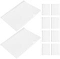 Veemoon 10pcs B5 Plastic Slide Binding Bars with White Pull Rods, Reusable Report Binder Clips for Office and School Document Organization by Veemoon