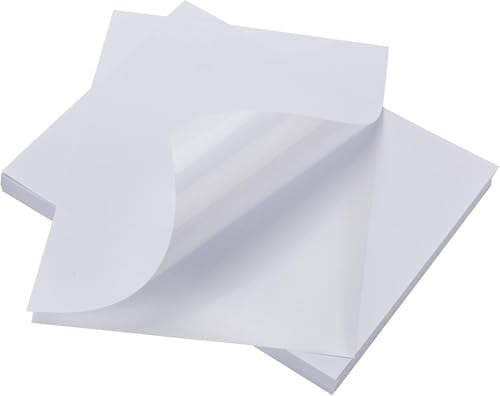 LabelMore 8.5 x 11 Full Sheet Sticker Label for Laser & Inkjet Printers, 4000 mailing Shipping Labels, White by LabelMore