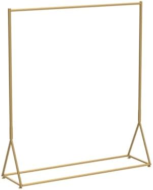 Gold Pipe Clothing Racks Freestanding, Modern Metal Clothes Rack Heavy Duty, Easy Assemble Clothing Rack for Hanging Boutiques and Bedroom 59" L - Image 4