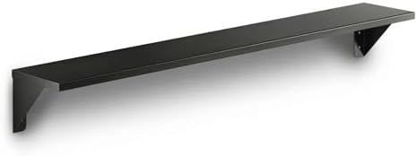5" x 30" Heavy Duty Stainless Steel Floating Wall Mounted Shelf, Commercial Kitchen Storage Shelf by Zedfire