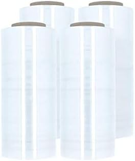 PSBM 256 Rolls 12 Inch x 2000 Feet 60 Gauge Stretch Film/Wrap, Heavy Duty by PackagingSuppliesbymail