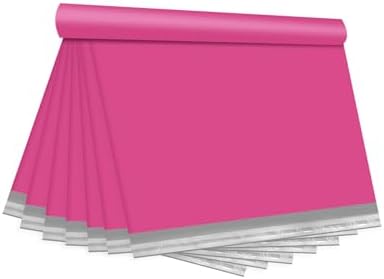 KKBESTPACK Poly Mailer Envelopes Shipping Bags Self Adhesive Waterproof Bags (Pink) (B125), 12 x 15.5 / 100pc by KKBESTPACK