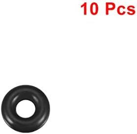 uxcell Nitrile Rubber O-Rings 14mm OD 6mm ID 4mm Width, Metric Sealing Gasket, Pack of 10 - Image 2
