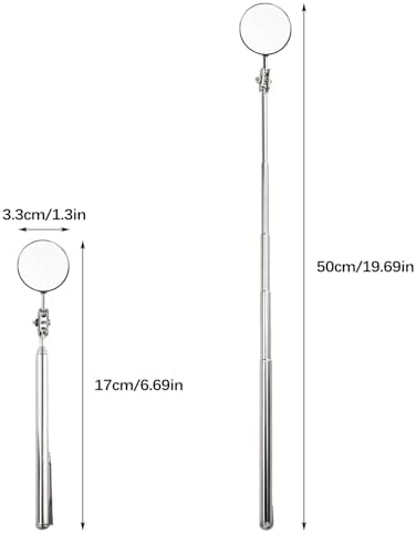 Flylin 4Pcs Telescoping Inspection Mirror Pen Style 33mm for Car Repair - Image 6