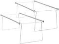 Smead Frames, Hanging File, Heavy Duty Steel Letter Size, Adjustable 23"-27" Rails, 2-Pack Gray, Converts Drawers to Hanging Folder Storage, for Office Home Classroom Organization by SMEAD