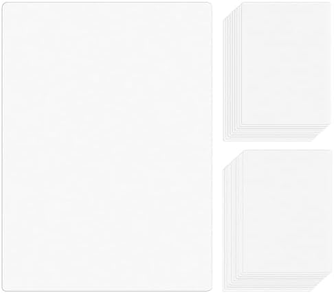 20pcs A4 Binding Covers Plastic DIY Frosted PP Filleted Corner 0.4mm Thick No Hole 8.5x11.8" Cover for Binder Discbound Planner Notebook (A4 8.5x11.8") by MEIYITIAN