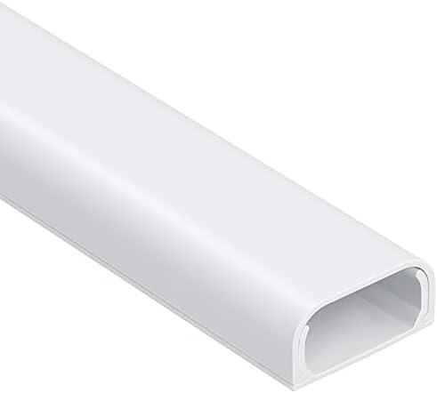 ZhiYo 73" Cord Covers for Wires on Wall, White Cord Hider, 0.95" W x 0.47" by ZhiYo