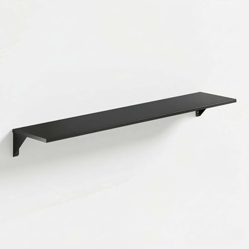 8" x 36" Heavy Duty Stainless Steel Floating Wall Mounted Shelf, Commercial Kitchen Storage Shelf by Zedfire