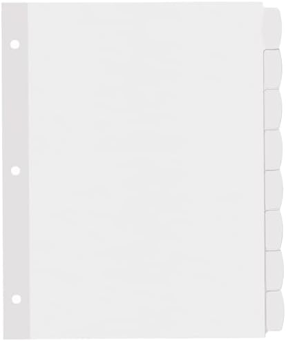 Avery Big Tab™ Printable Label Dividers, 8-Tab, White, 20 Sets - Image 2