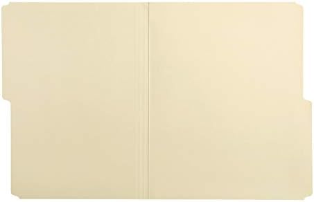 Amazon Basics Manila File Folders, Letter Size, 1/2 Tab in Left and Right Positions, 8.5" x 11", 36-Pack - Image 3