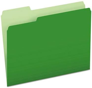 Pendaflex Colored File Folders, 100 Pack, Letter Size (8.5" x 11"), Durable Green Folders, 3 Tabs for Easy Labeling, Colorful School, Office & Home Document Organization - Image 4