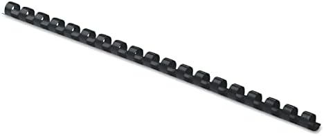 Fellowes 1/4-Inch Plastic Binding Combs, Teacher Must-Haves School Supplies, 20-Sheet Capacity, 100-Pack, Black (52366) by FellowesBrands