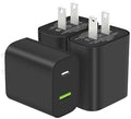 3 Pack USB C Charger Block, Dual Port Type C Wall Charger Fast Charging by DENGWENQIANG