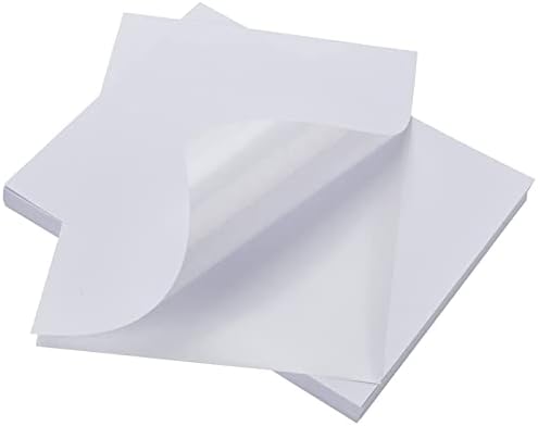 LabelMore 8.5 x 11 Full Sheet Sticker Label for Laser & Inkjet Printers, 1000 mailing Shipping Labels, White by LabelMore