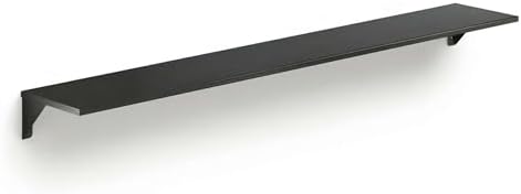 8" x 48" Heavy Duty Stainless Steel Floating Wall Mounted Shelf, Commercial Kitchen Storage Shelf by Zedfire