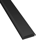 D-Line TV Wall Mount Cord Hider, Hide Mounted TV Cables, Wire Covers, Self Adhesive Cover for Cords, Paintable, Low Profile, Seamless Cable Raceway - 2.36in W x 0.59in H x 15.7in L - Black by D-LineUSAinc