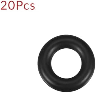Nitrile Rubber O-Rings 19mm OD 11mm ID 4mm Width, Metric Sealing Gasket for Plumbing, Gas, Automotive and Faucet Repair, Pack of 20 - Image 3