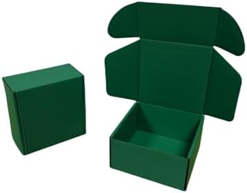 20 Pack 9.8x9.8x4 in Hunter Green Shipping Boxes - Image 6