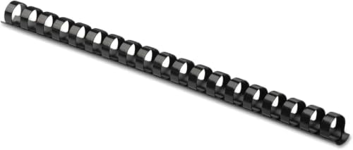 Fellowes 1/2-Inch Plastic Binding Combs, Classroom Organization School Supplies, 90-Sheet Capacity, Black (52326) (Pack of 1200) by FellowesBrands