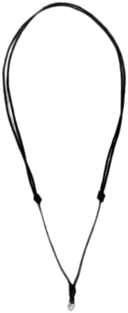 wmm 5 Pieces Handmade Craft Vintage Black Cord Rope Adjustable Necklaces With Metal Ring For Hanging Boho Pendants Balck Cord necklace For Men Women Size 18-30 Inches Thick 2 MM. - Image 4