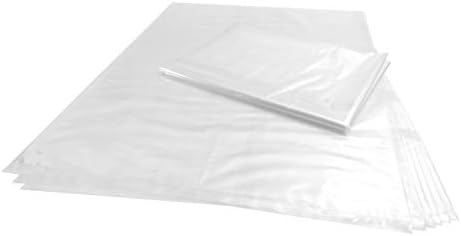 Wowfit 100 CT 10x15 1.1 Mil Clear Plastic Bags, Flat Open Poly for Bread by Wowfit