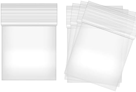 2" x 2" Clear Small Plastic Bags for Pills 2 Mil Thick 150 PCS Mini Zipper Storage Bags for Jewelry, Necklace, Coins - Image 4