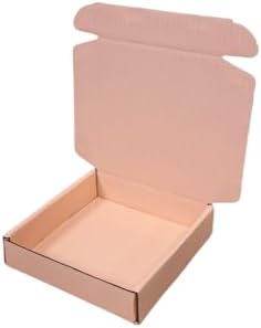 50 Pack 5.1x5.1x1.2 in Powder Pink Shipping Boxes - Image 5