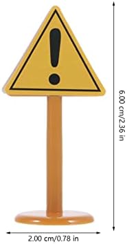 iplusmile Kids Traffic Signs Playset: 30pcs Street Traffic Cone Barricade Signs Crosswalk Signal Educational Mini Toys for Boys Girls, Ages 3+ - Image 3