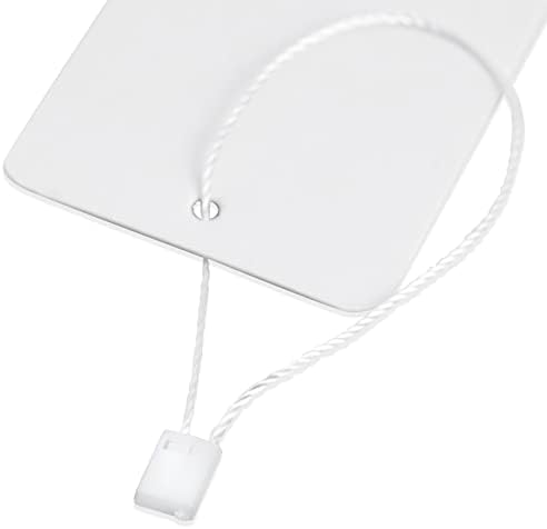 Juvale 500-Pack Hang Tags with String & Fasteners - 2 x 3.5 in White Cardstock - Blank Writable Tags for Clothing & Merchandise - for Retail Labeling & Gift Bags - Image 7