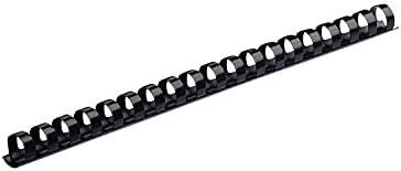 Fellowes 1/2-Inch Plastic Binding Combs, Classroom Organization School Supplies, 90-Sheet Capacity, 100-Pack, Black (52326) - Image 3