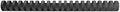 GBC CombBind Binding Combs, 19 mm, 165 Sheet Capacity, A4, 21 Ring, Black, Pack of 100, 4028601 by GBC