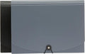 Amazon Basics Expanding File Folder, Document Organizer with 13 Pockets, Letter Size, Waterproof, Black & Gray, 12-Pack by AmazonBasics