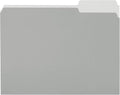 Amazon Basics File Folders for Organization, Letter Size, 1/3 Cut Tab, Gray, (Pack of 360) by AmazonBasics