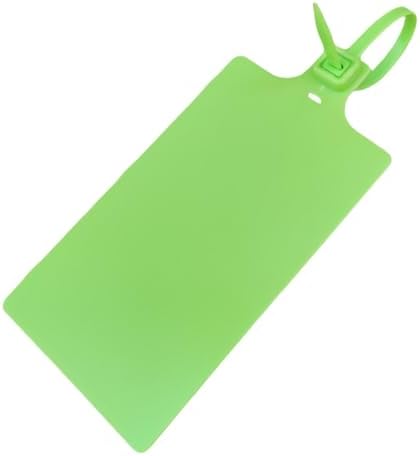 Plastic Seals Shipping Tags Logistics Use Big Sign Tie Large Label Tie, 255mm Total Length, Package of 100pcs (Fluorescent Green) by XF-Vel