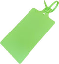 Plastic Seals Shipping Tags Logistics Use Big Sign Tie Large Label Tie, 255mm Total Length, Package of 100pcs (Fluorescent Green) by XF-Vel