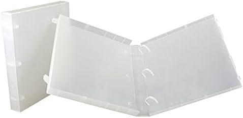 UniKeep 3 Ring View Binder - Binder Case is Fully Enclosed - Available in White, Clear, or Black and in Different Spine Sizes (Pack of 3, White, 1.5 Inch) - Image 7
