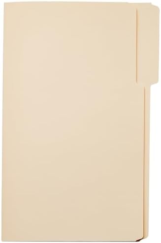 Amazon Basics Sturdy Manila File Folders, 1/3 Tabs in Assorted Positions for Filing and Easy Labeling, Legal Size, 8.5 x 14 inch, 200-Pack - Image 6