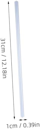 DOITOOL 40pcs Transparent Slide Grip Binding Bars for Documents Pull Rod Clip Binders for School Office Home Use Easy Page Addition Removal Sturdy Lightweight Design - Image 2
