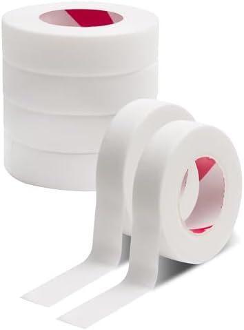 Eyelash Extension Tape, 6 Rolls Japan Micropore Medical Soft Tape for Eyelash Extension,Eyelash Extension Supplies 9M Each Roll by Fenshine