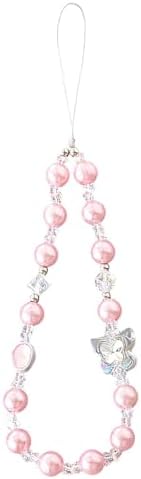 Beaded Phone Charm Lanyard Strap Girly Style Fixed Beads Pearl Lanyards by Staqlo
