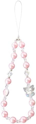 Beaded Phone Charm Lanyard Strap Girly Style Fixed Beads Pearl Lanyards by Staqlo