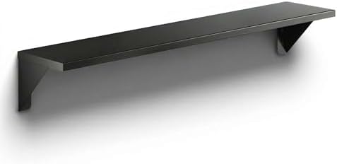 5" x 24" Small Stainless Steel Wall Shelf, Heavy Duty Storage Rack for Kitchen, Bathroom, Garage by Zedfire