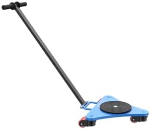 Machine Skates - Heavy Duty 2t Machinery Skates with 4400lbs Capacity and 3 Swivel Rollers for Warehouse and Workshop Transport - Machine Skate and Equipment Dolly Skate by Amarite