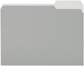 Amazon Basics File Folders for Organization, Letter Size, 1/3 Cut Tab, Gray, 36-Pack by AmazonBasics