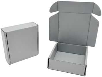 50 Pack 4.7x4.7x1.6 in Gray Shipping Boxes - Image 6
