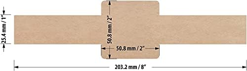 Mr-Label 1”x8” Printable Kraft Soap Wrap Labels - Belly Band Stickers for Handmade Soap Bars – Laser & Inkjet Compatible, Easy Application, Permanent Adhesive (100 sheets/500 Labels) - Image 4