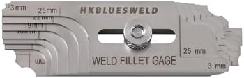 7piece Fillet Weld Set Gage 7PCS RL Gauge Welding Inspection Test Metric - Image 3